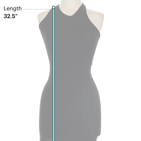 Skims Cotton Rib Tank Dress Black - Picture 5 of 7